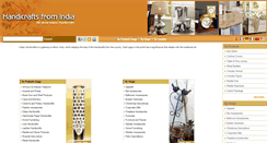 Desktop Screenshot of handicraft-from-india.com