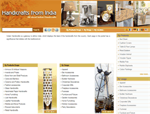 Tablet Screenshot of handicraft-from-india.com